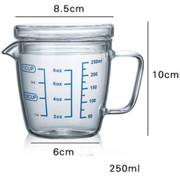 High Temperature Microwave Oven Heating Milk Glass Cup - Image 7